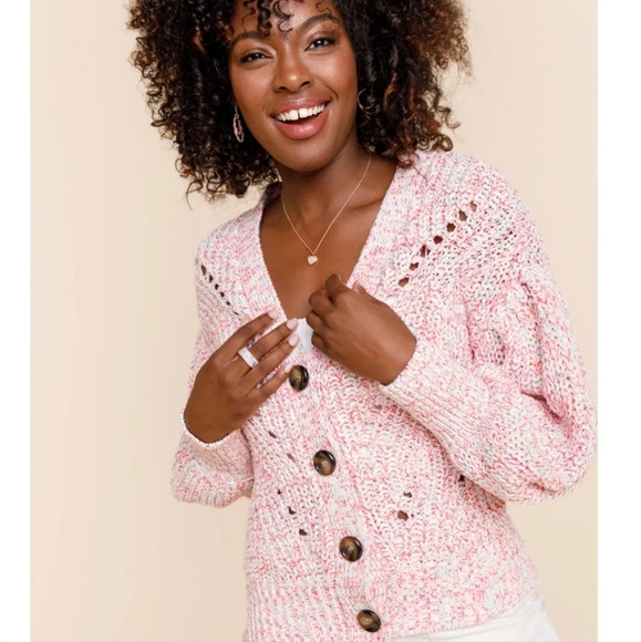 Cupcake Clothing Sweaters - Cupcake Cara Balloon Sleeve Cardigan